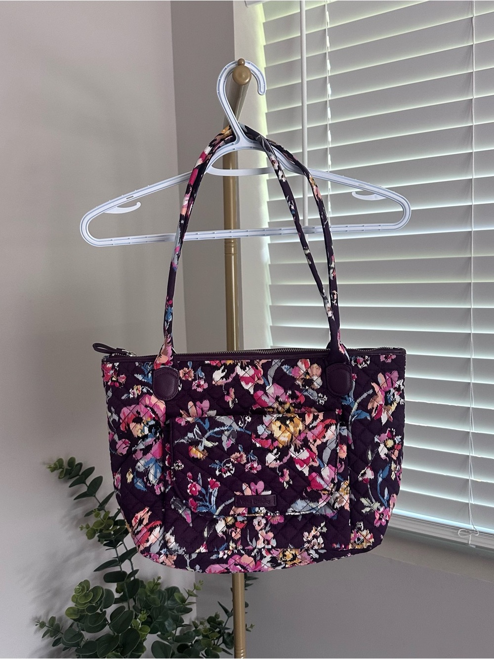 Vera Bradley Quilted Floral Tote Bag